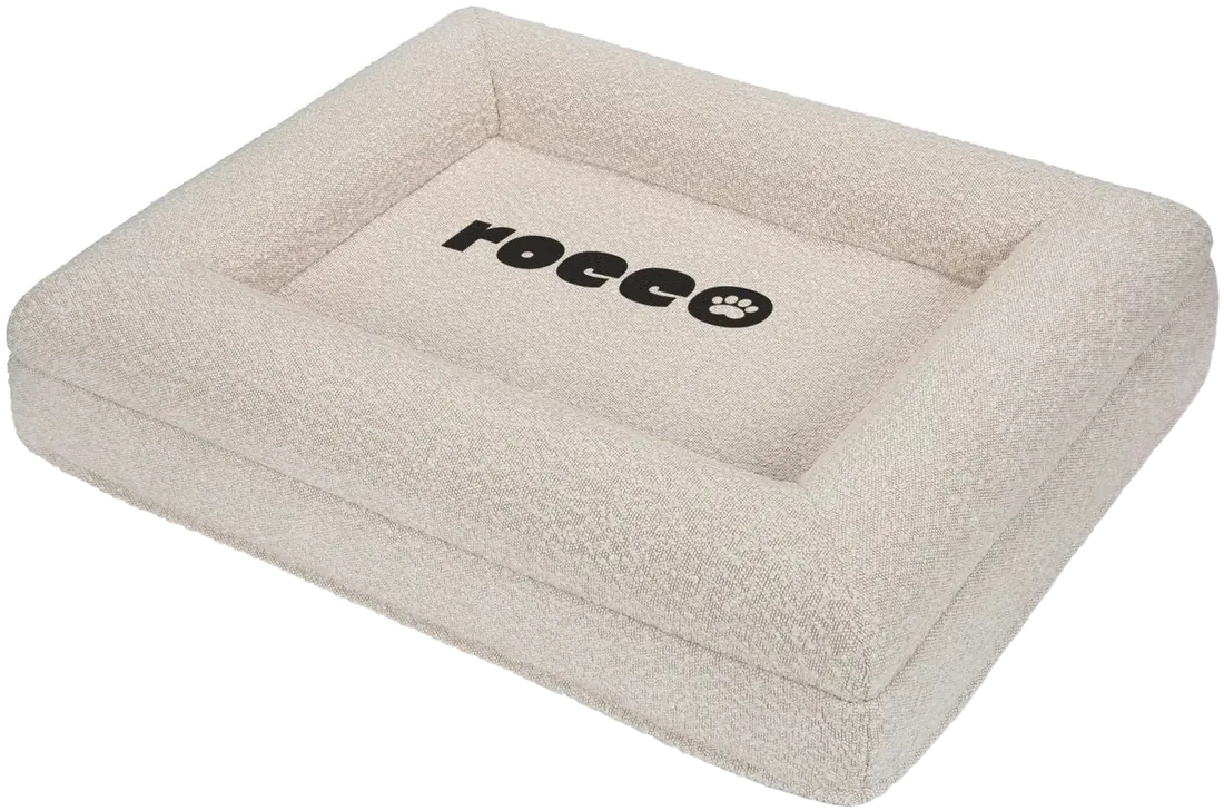 The Bolster Bed in oatmeal